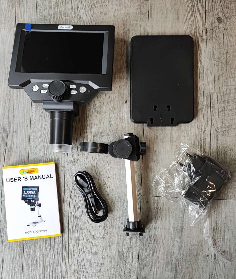 ANDOWL Q-XW51 1000x 1080p Portable Rechargeable Digital Microscope - Electromann SA
