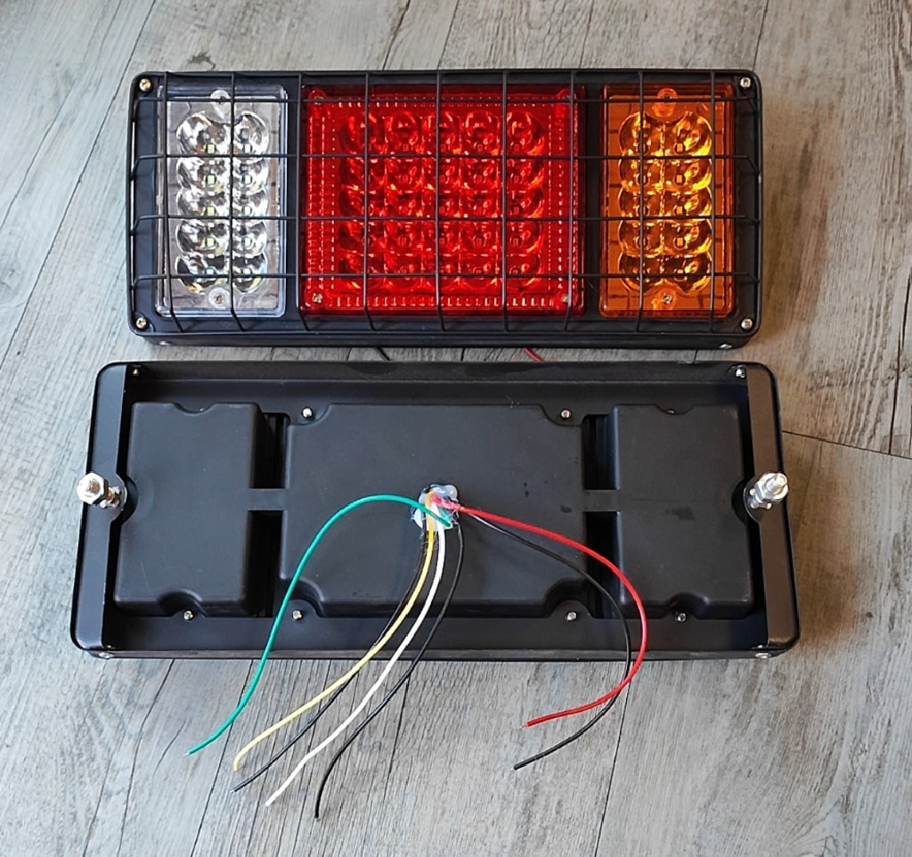 High-Quality 24V LED Rear Stop Light Tail Brake Indicator Lamp Kit for ...