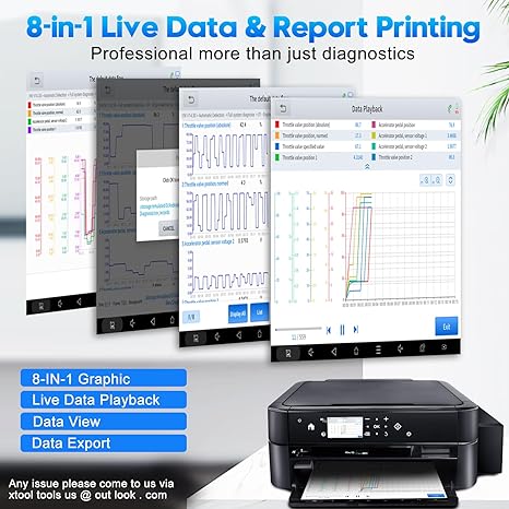 XTOOL IP608 Automotive Diagnostic Scan Tool - FREE Software Updates - Electromann SA