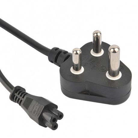 REDUCED TO CLEAR 1m Laptop Power Supply AC220v Cord (10007736) - Electromann SA