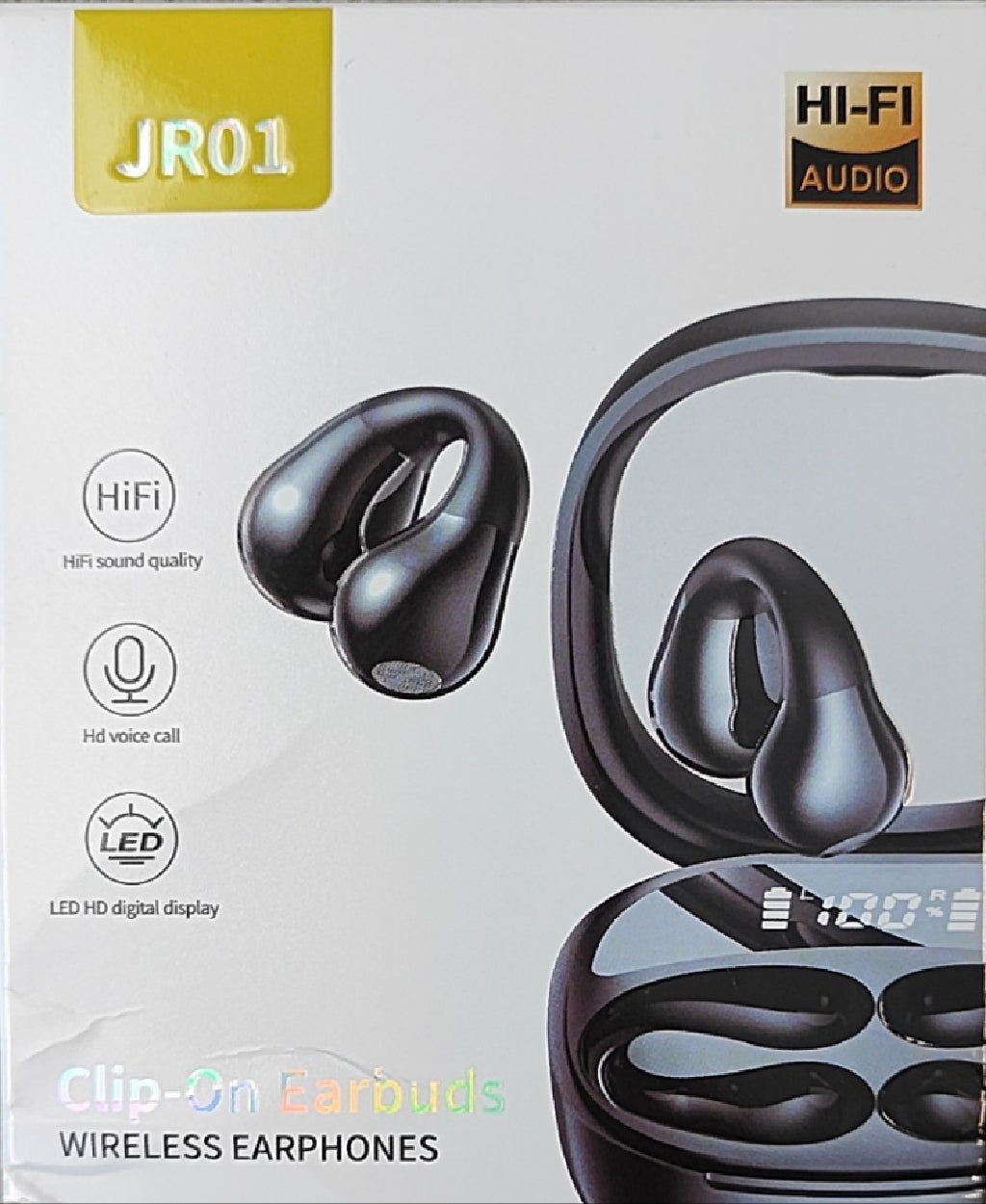 JR01 v5.3 Clip-On Wireless Bluetooth Earbuds Kit - Electromann SA