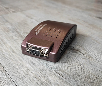 BNC Video, S-Video, and VGA Sources to VGA Display Converter - Electromann SA