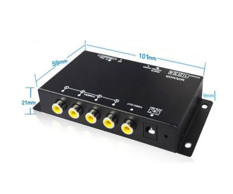 4 Channel Car DVR Recorder Parking Assistant - Electromann SA