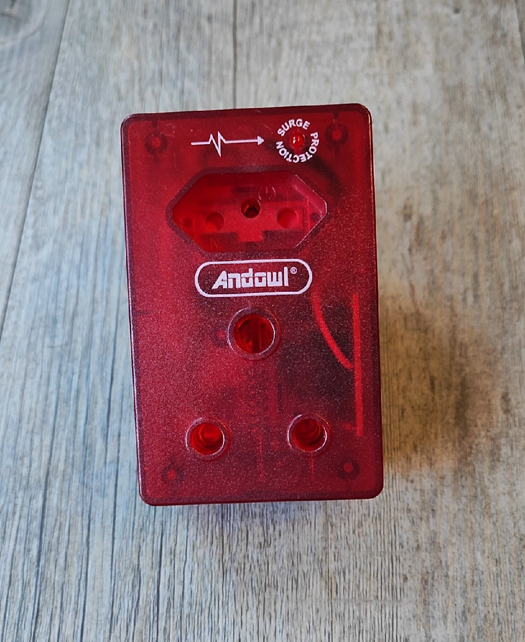 ANDOWL Q-CD30 1200Joule 6Kv Surge Protector Plug - Electromann SA