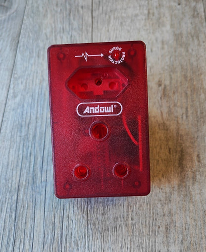 ANDOWL Q-CD30 1200Joule 6Kv Surge Protector Plug - Electromann SA