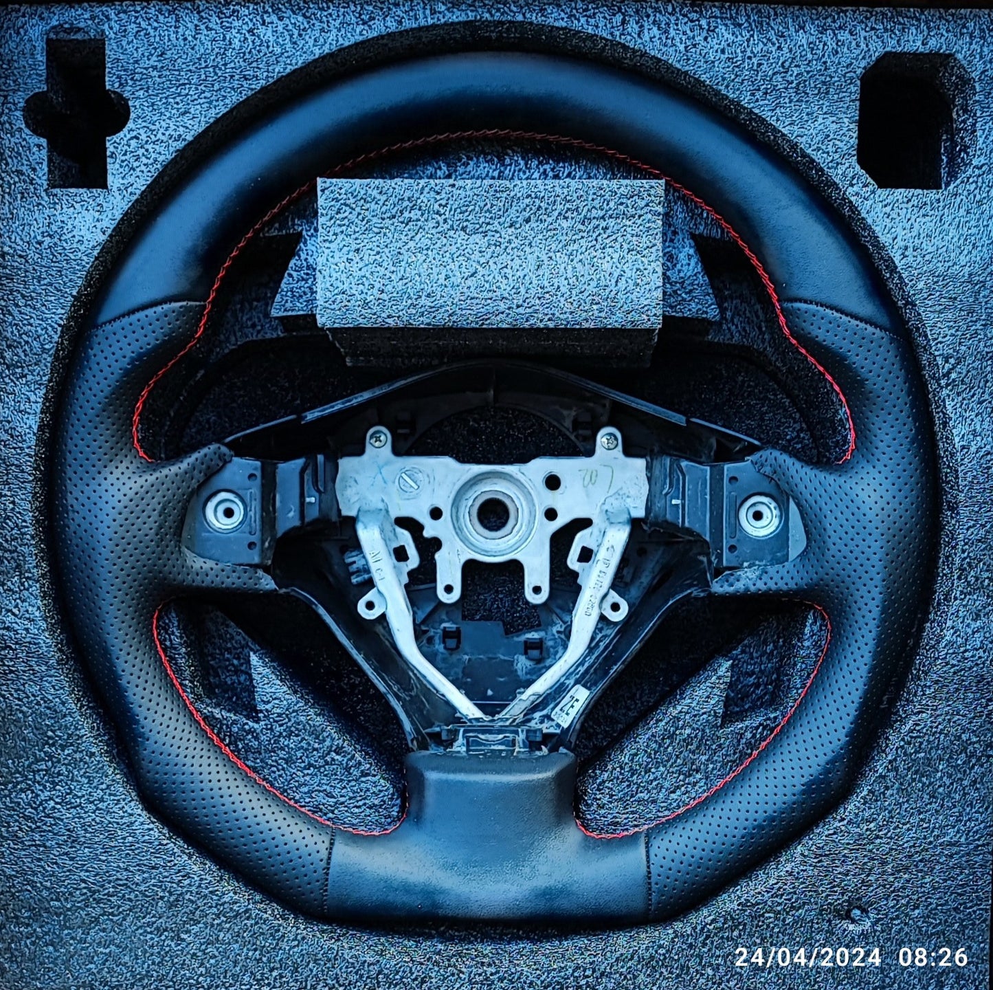 100% Real Leather Car Steering Wheel For Subaru Impreza WRX/STI/Legacy/Forester - Electromann SA