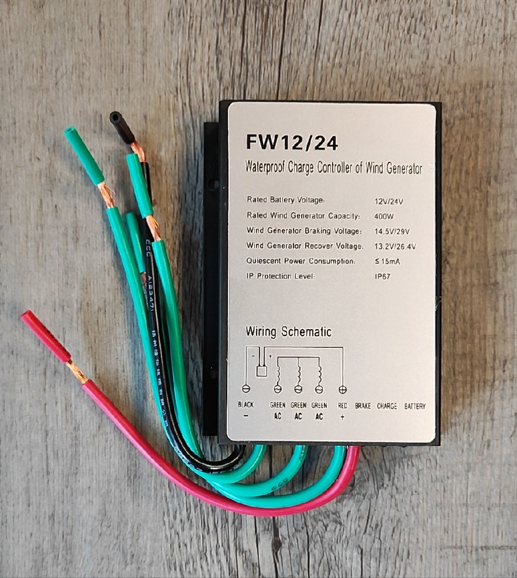 12V/24V 300w MPPT Wind Generator Controller - Electromann SA