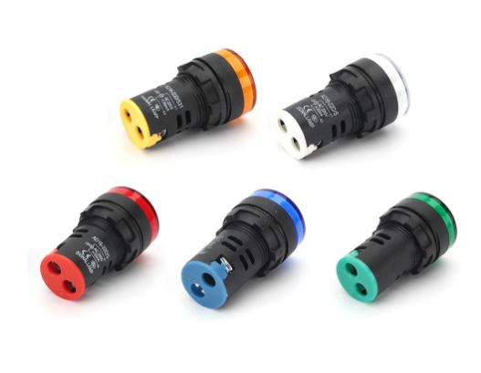 AD16-22DS LED Pilot Signal Light – AC220V - Electromann SA