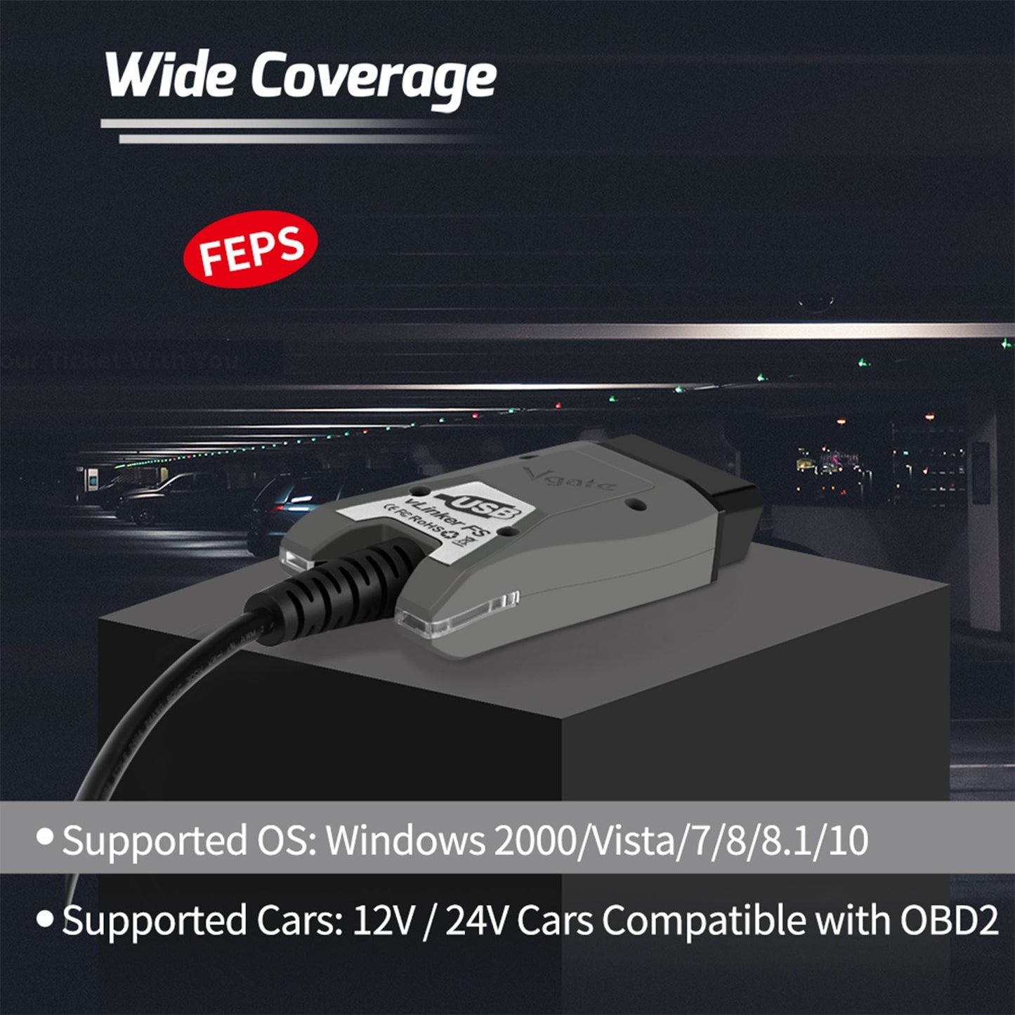 Vgate vLinker FS for Ford FORScan - Electromann SA