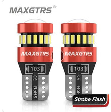 MAXGTRS W5W Flash Strobe Super Bright T10 LED Bulb for Vehicles - Electromann SA