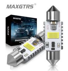 MAXGTRS Super Bright 31mm Festoon Cool White Canbus Led Bulb Car Interior Interior Lighting - Electromann SA