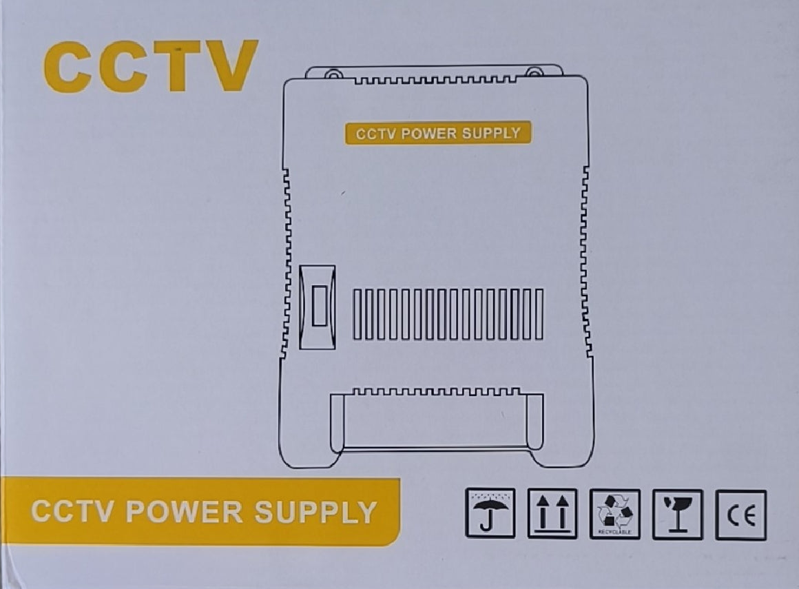 CJ 16 Channel AC220v to 12v/13.5v/15v Power Supply Box - Electromann SA