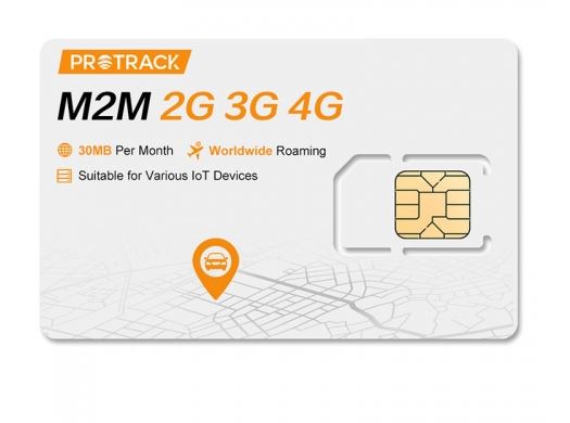 Protrack M2M 30MB per Month Roaming Data SIM Card Yearly Top Up Voucher (10007050) - Electromann SA