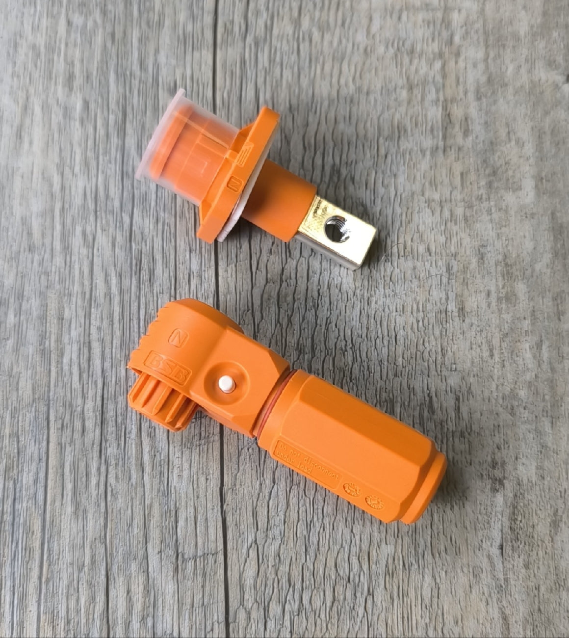 25mm DC Battery Cable Connector Kit - Red - Electromann SA