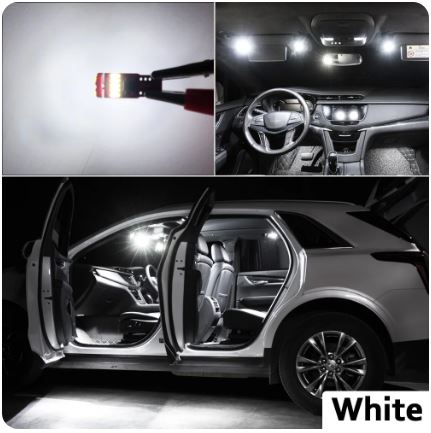 MDNG 10Pcs Canbus LED Interior Map Dome Reading Light Kit For Subaru WRX 2015 to 2022 - Electromann SA