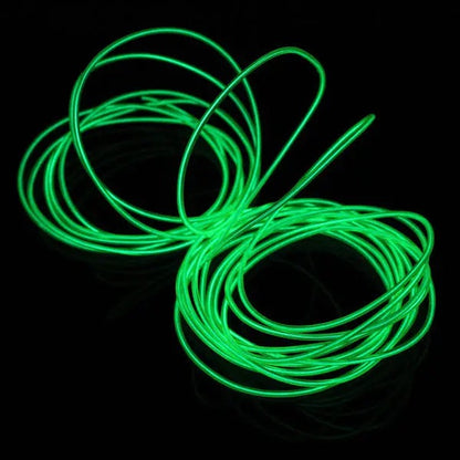 5M 12V Flexible Neon EL Wire Strip – Vibrant and Customizable Lighting - Electromann SA