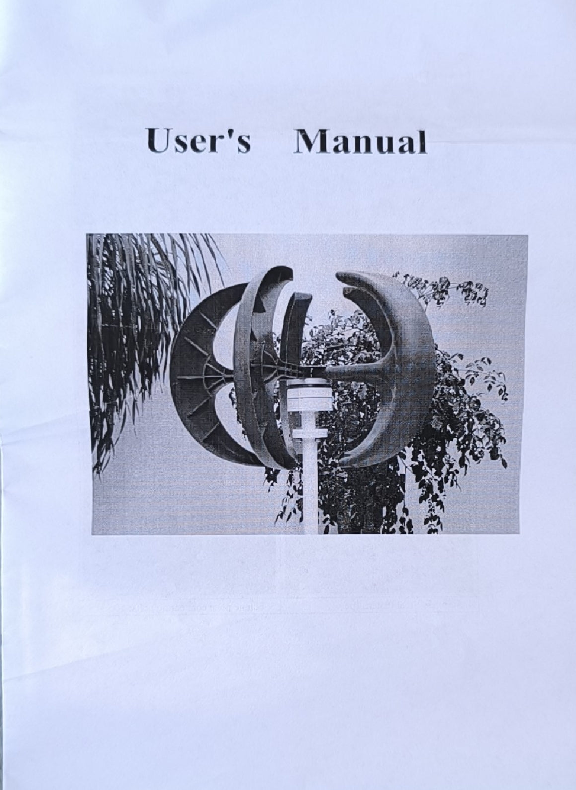 500W 24V 5 Blade Vertical Wind Turbine for Home Use - Clean and Efficient Energy Generation - Electromann SA