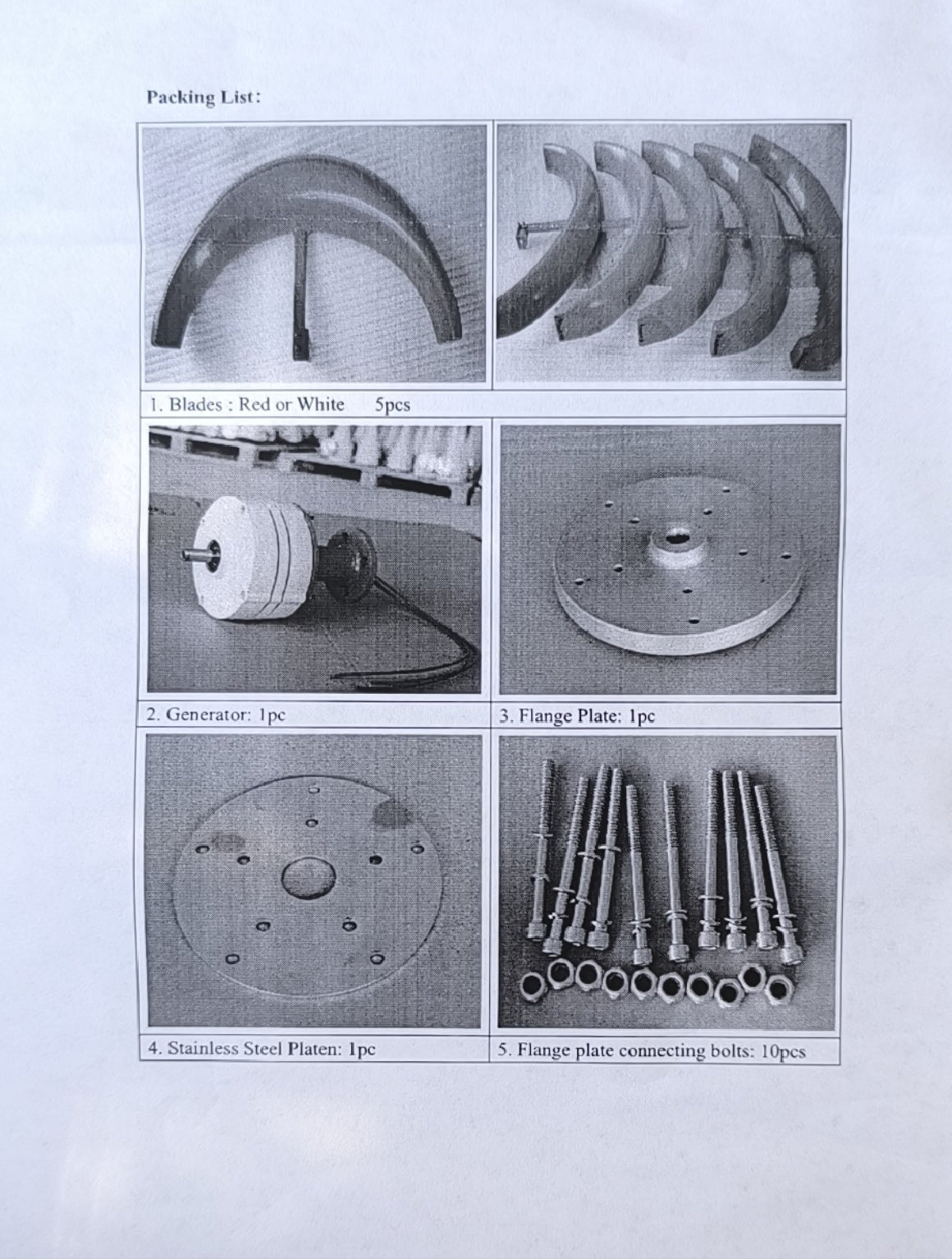500W 24V 5 Blade Vertical Wind Turbine for Home Use - Clean and Efficient Energy Generation - Electromann SA