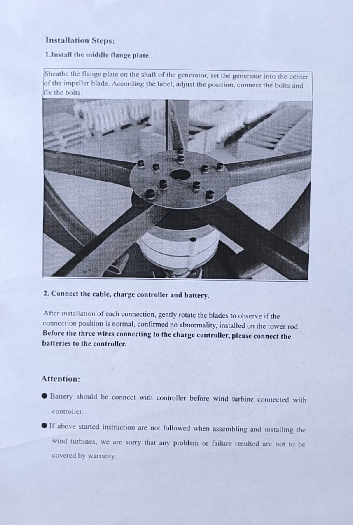 500W 24V 5 Blade Vertical Wind Turbine for Home Use - Clean and Efficient Energy Generation - Electromann SA