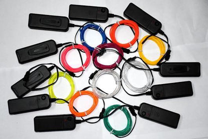 3m EL Neon Wire – Flexible and Vibrant Lighting Solution - Electromann SA