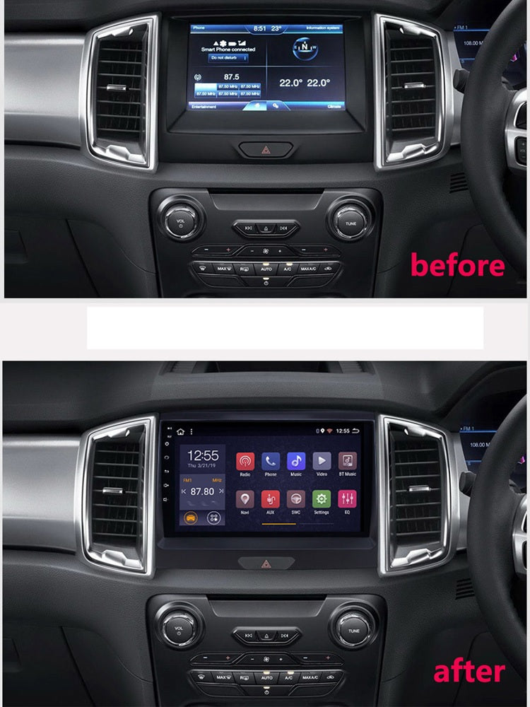 DEMO 4G 3-32G 9 Inch FORD Ranger 2015-2019 Multimedia Navigation System - Electromann SA