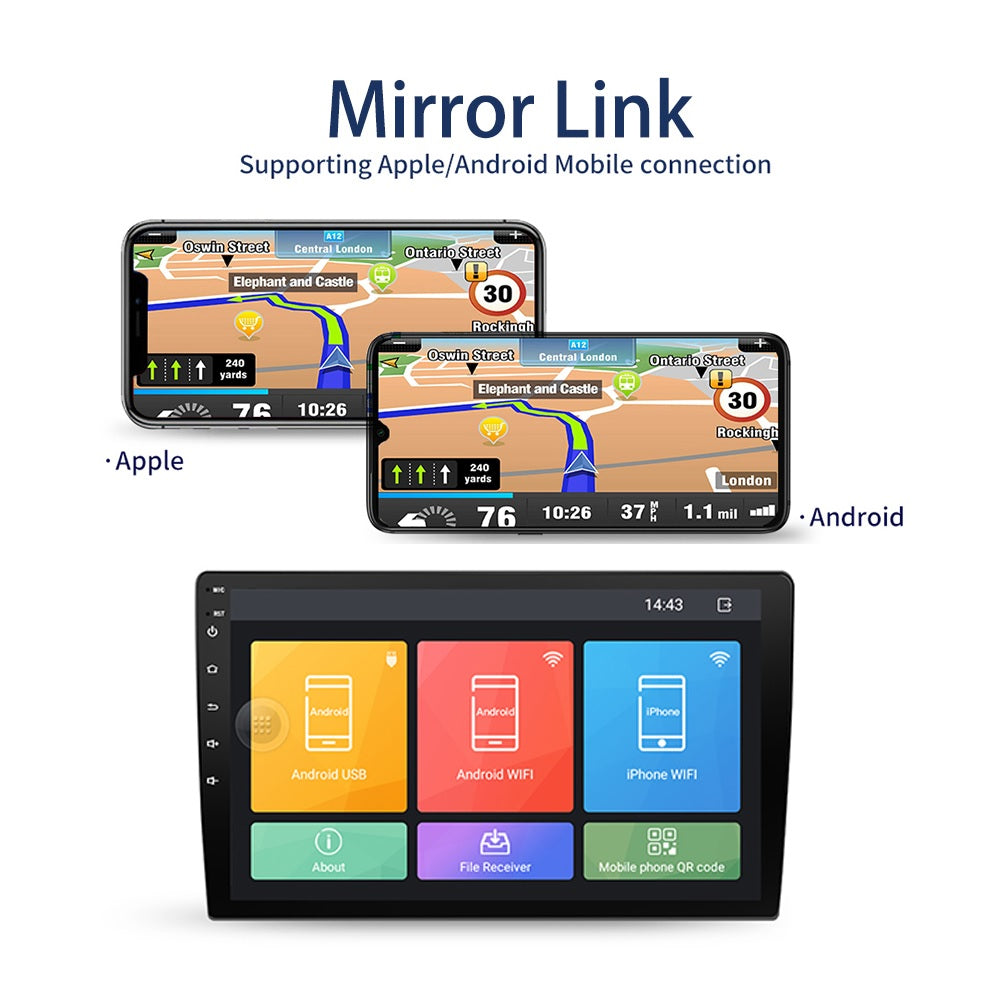 DEMO 4G 3-32G 9 Inch FORD Ranger 2015-2019 Multimedia Navigation System - Electromann SA