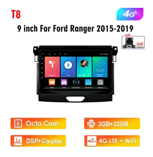 DEMO 4G 3-32G 9 Inch FORD Ranger 2015-2019 Multimedia Navigation System - Electromann SA