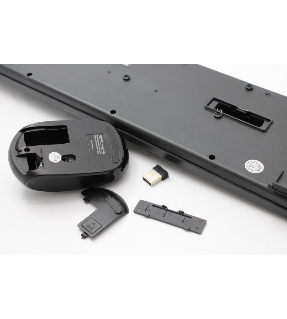 Andowl Q-5003 2.4G Ultra Slim Portable Wireless Keyboard & Mouse Combo - Electromann SA