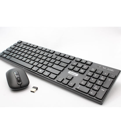 Andowl Q-5003 2.4G Ultra Slim Portable Wireless Keyboard & Mouse Combo - Electromann SA