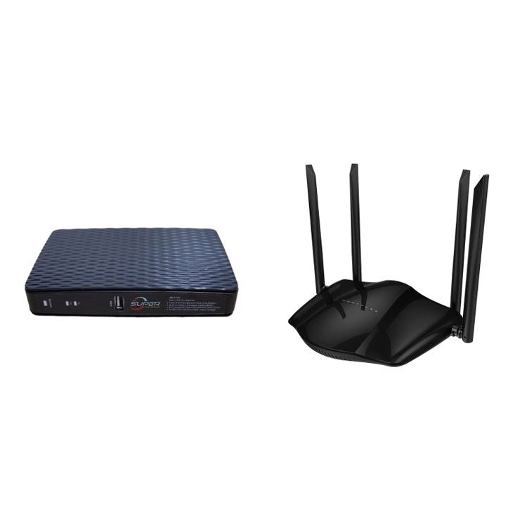 Bvot B27 Wireless Wifi Router 4G lite +SE-P18C 8800mah Mini UPS - Electromann SA