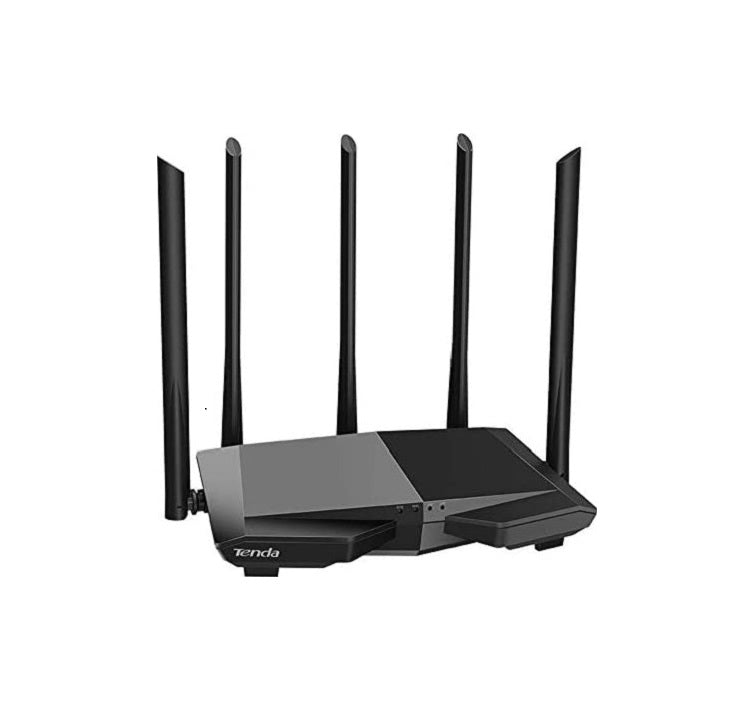 AC7 Tenda 5 Antenna AC1200 Smart Dual Band Wifi Router - Electromann SA