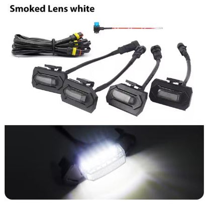 4PCS For 2020-2022 Toyota Tacoma TRD Sport White LED Front Grill Lights - Electromann SA