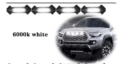 4PCS For 2020-2022 Toyota Tacoma TRD Sport White LED Front Grill Lights - Electromann SA