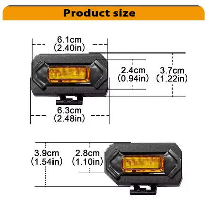 4PCS For 2020-2022 Toyota Tacoma TRD Sport White LED Front Grill Lights - Electromann SA