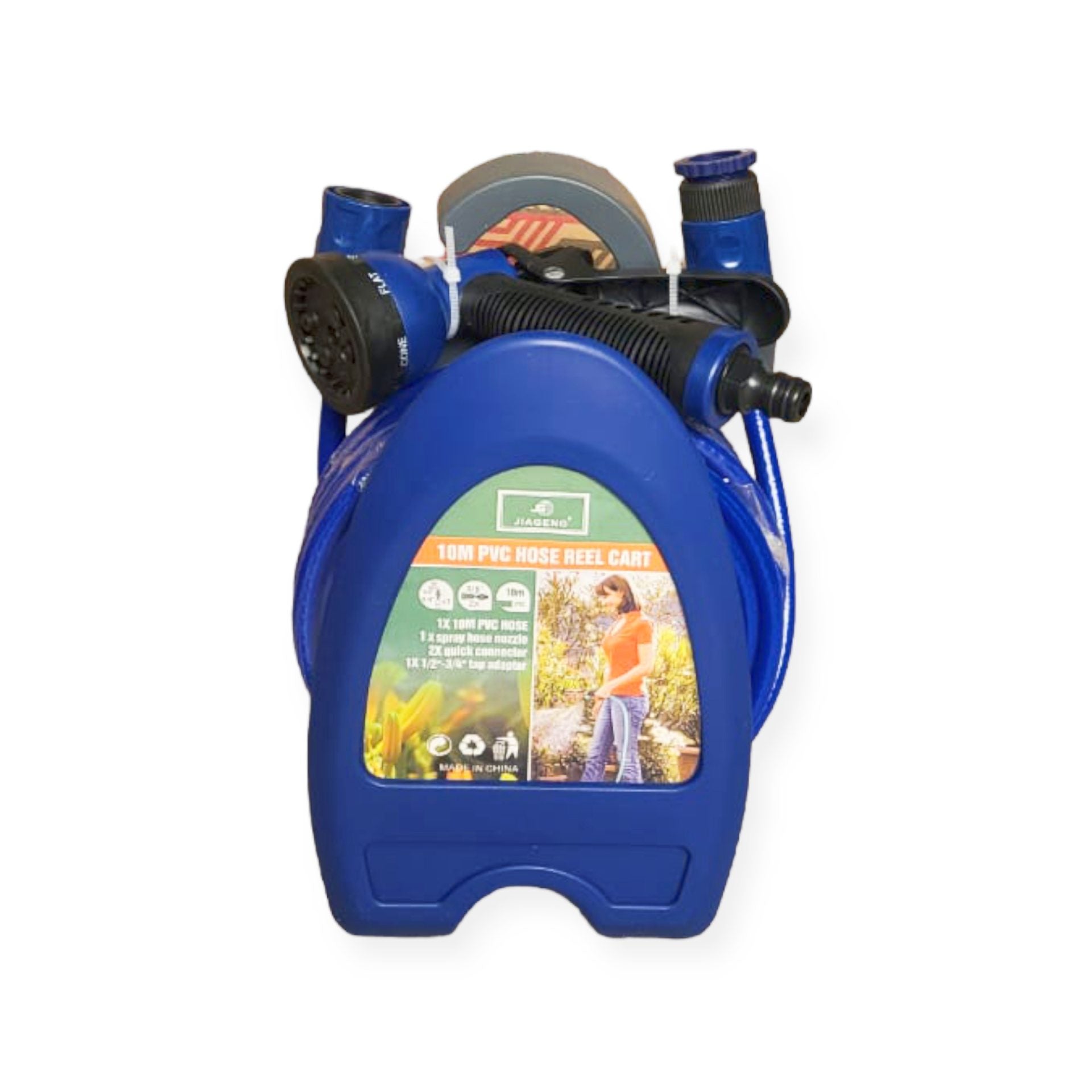 JG0631 Car Wash Hose Pipe With Reel 10M - Electromann SA