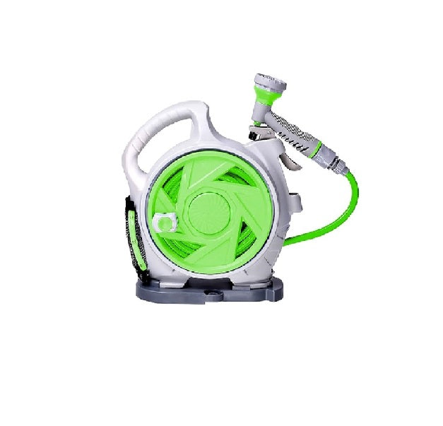 Rocky Mountain Mini Portable Hose Reel 15M With 7 Power Spray Settings - Electromann SA