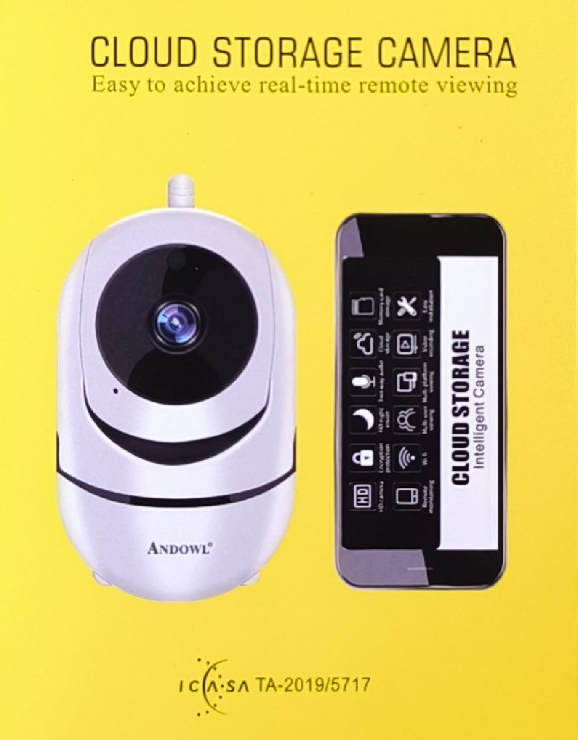 Andowl Q-SX910 4K Smart Intelligent Nanny Camera with Cloud Storage - Electromann SA