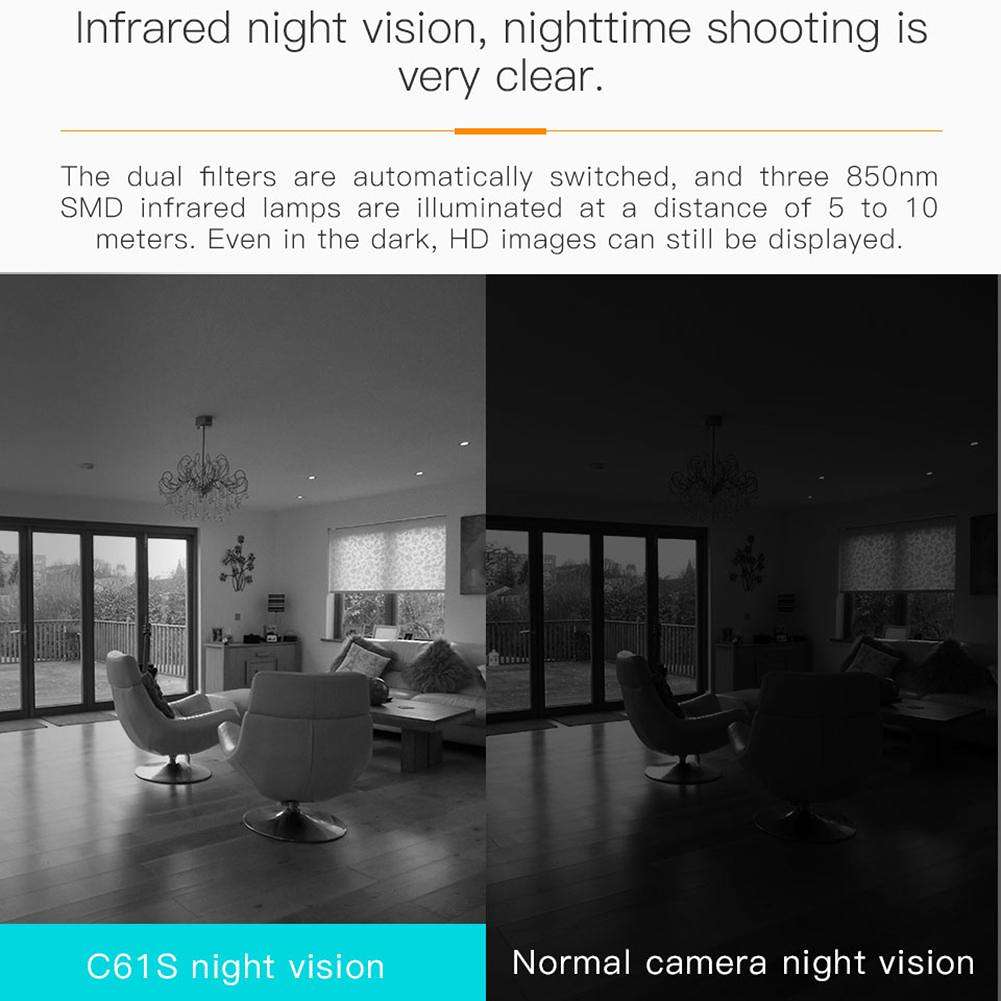 Andowl Q-SX910 4K Smart Intelligent Nanny Camera with Cloud Storage - Electromann SA
