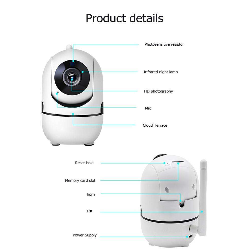 Andowl Q-SX910 4K Smart Intelligent Nanny Camera with Cloud Storage - Electromann SA