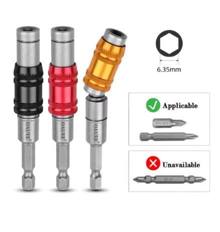 1/4 "Hex Screwdriver Magnetic Drill Bit Holder Extension - Electromann SA