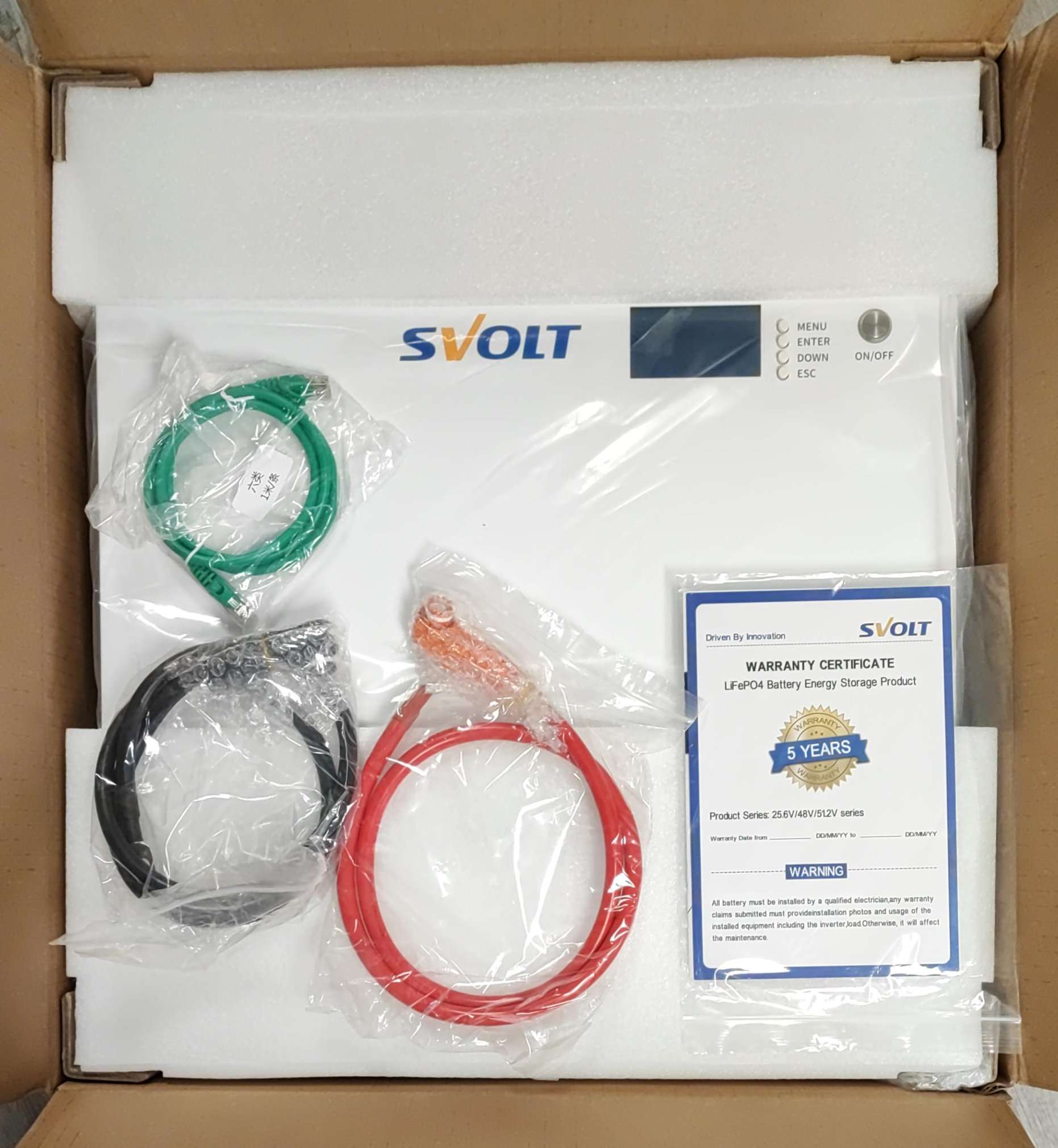 SVOLT 48V 100AH 4.80Kwh Lithium Battery - Electromann SA
