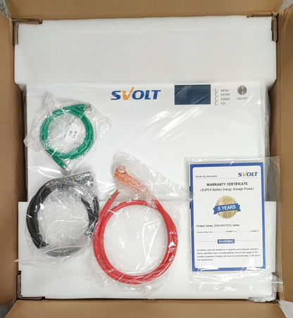 SVOLT 48V 100AH 4.80Kwh Lithium Battery - Electromann SA