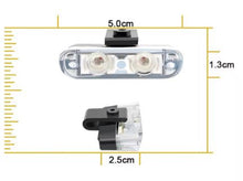 5*2 LED 12V Emergency LED Flashing Strobe Lights for Car-Grille with Switch - Electromann SA