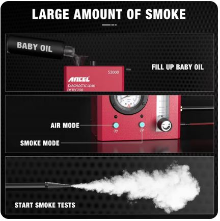 ANCEL S3000 Car Smoke Leak Detector Diagnostic Tool - Electromann SA