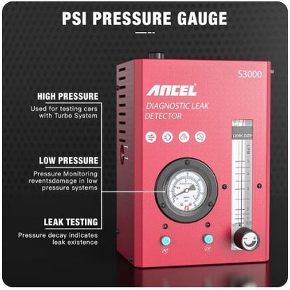 ANCEL S3000 Car Smoke Leak Detector Diagnostic Tool - Electromann SA