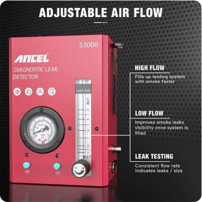 ANCEL S3000 Car Smoke Leak Detector Diagnostic Tool - Electromann SA