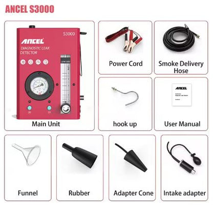 ANCEL S3000 Car Smoke Leak Detector Diagnostic Tool - Electromann SA