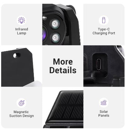 Podofo Wireless WiFi Reversing Rear View Waterproof Infrared Night Vision Camera for Trucks, Trailers, Caravans etc - Electromann SA