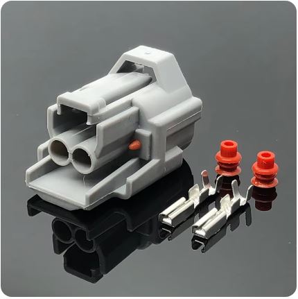 2 Pin Waterproof Fuel Injector Connector Plug for Subaru and Mazda - Electromann SA