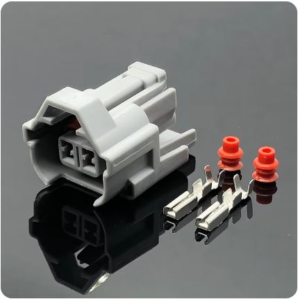 2 Pin Waterproof Fuel Injector Connector Plug for Subaru and Mazda - Electromann SA